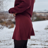 Chablis Satin Mini Skirt