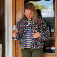 Aster Floral Fleece Jacket