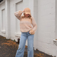 Casey High Rise Ankle Wide Jeans