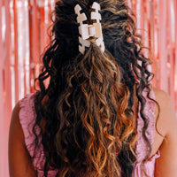 Classic Hair Clip | Large | Almond Beige