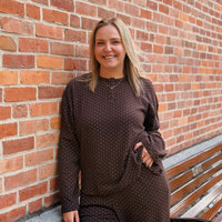Elio Polka Dot Henley