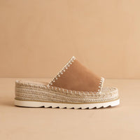 The Vista Camel | Espadrille Platform Sandal