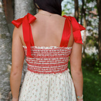 Americana Flower Print Dress