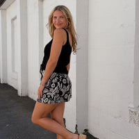 Lorna Luz Floral Mini Skirt