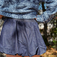 Denim Bubble Skirt