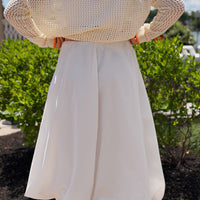Bubble Hem Maxi Skirt