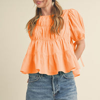 River Puff Sleeve Top