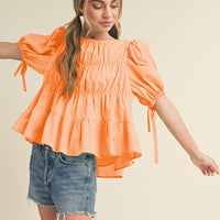 River Puff Sleeve Top