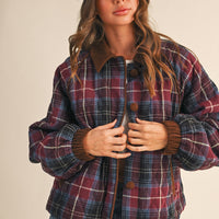 Mulberry Plaid Jacket