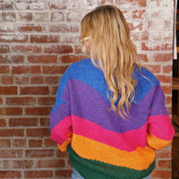 Danielle Colorblock Cardigan