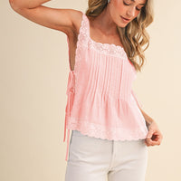 Avery Lace Trim Tank