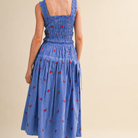 Strawberry Midi Skirt