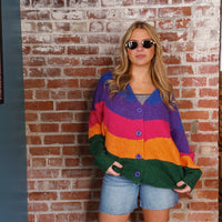 Danielle Colorblock Cardigan
