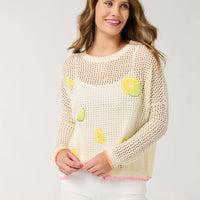 Citrus Mesh Sweater