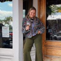 Aster Floral Fleece Jacket