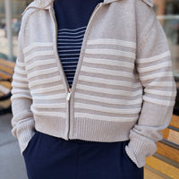 Kovac Cropped Sweater Jacket