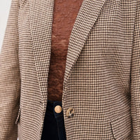 Evan Houndstooth Blazer