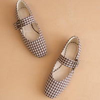 The Soho Gingham Ballet Flat