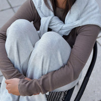 Maddie Wide Leg Pant: Ash