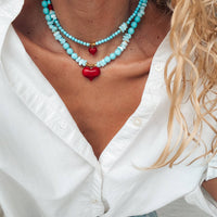 Big Red Heart Necklace