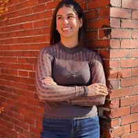 Cherie Lace Mock Neck