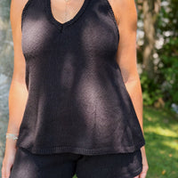 Lorene Tie Halter Top