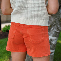 Jane High Rise Short: Tangerine