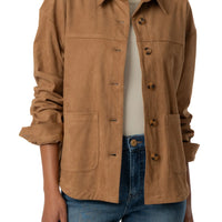 Ellie Faux Suede Jacket