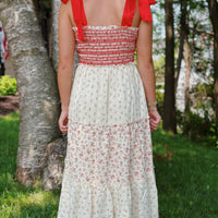 Americana Flower Print Dress