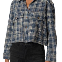 Mira Plaid Top