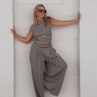 Fine Line Wide Leg Pant