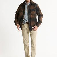 Sherpa Bonded Plaid Overshirt