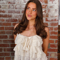 Lauren Ruffled Tank