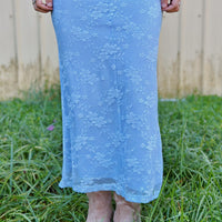 Floral Lace Maxi Dress