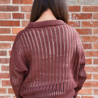 Looking Glass Crochet Polo