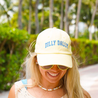 Dilly Dally - Butter Yellow Dad Cap