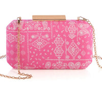 PIPPA PINK MINAUDIERE CLUTCH