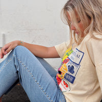 Studded Ankle Slim Wide Jean