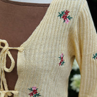 Ash Floral Sweater Cardigan