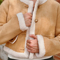 Ahead of Curve Shearling Jacket