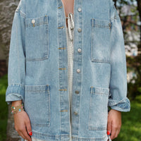 Boho Denim Jacket