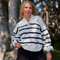 Addison Stripe Pullover