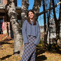 Dylan Plaid Maxi Dress