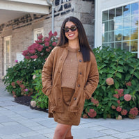 Ciera Faux Suede Mini Skirt