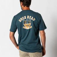 Gold School Tee: Orion Blue