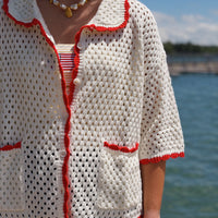 Urban Vibe Crochet Sweater Top