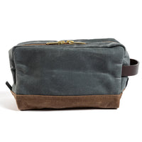 Waxed Canvas Dopp Kit