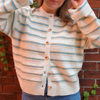 Bellamy Striped Cozy Cardigan