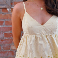 Emily Eyelet Tank