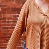 Getaway Notch Rib Pullover